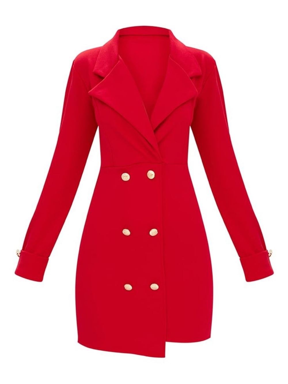 Red Blazer Dress